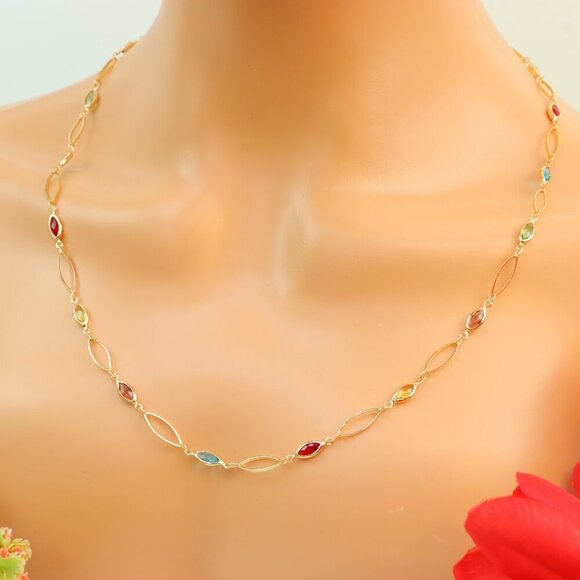 "New Beautiful Design Necklace Chain for Women/Girls, Gift, N607 - Picture 9 of 10